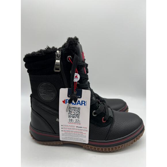 Pajar Tour Winter Boots Black Waterproof Men's Size 8 NEW - Picture 1 of 12